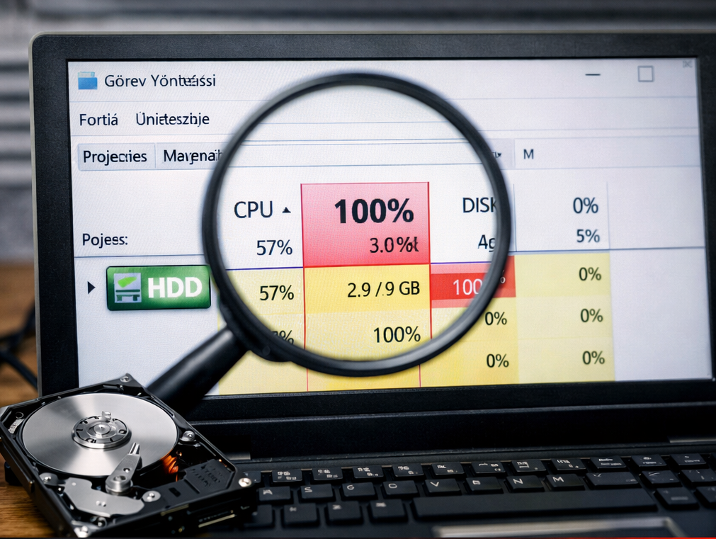 Windows “Disk Kullanımı %100” HATA ÇÖZÜMÜ